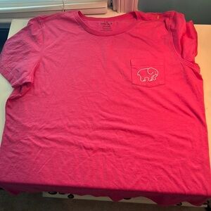 Ivory Ella pink shirt sleeve t shirt